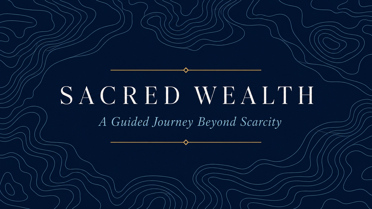 Sacred Wealth — a guided journey beyond scarcity branded cover