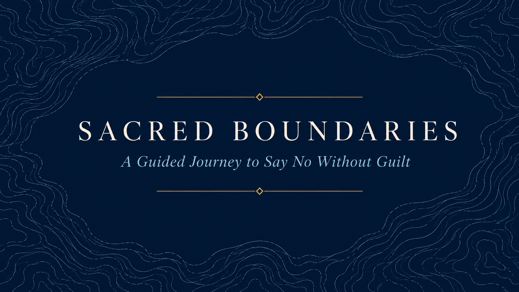 Sacred Boundaries public homepage — 30-day guided boundaries program landing page